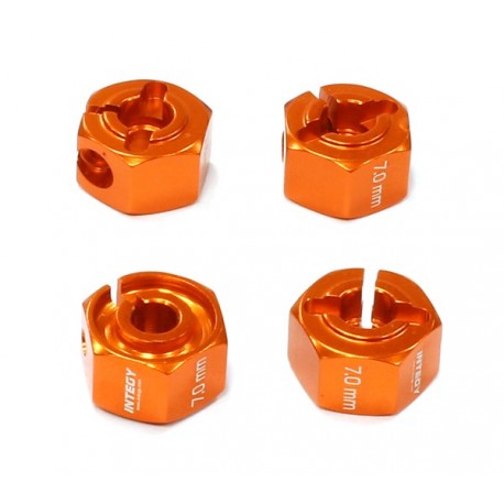 Set Allargatori dado da 12mm passo 7 mm in erga  ,  C25714ORANGE