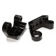 Supporti Barra stabilizzatrice posteriore  in ergal per Axial Yeti , C26137BLACK