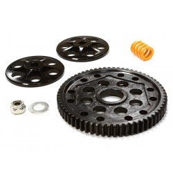 Set  Corona e frizione in acciaio completo di molla e dischi frizione per Axial Yeti , C26144BLACK