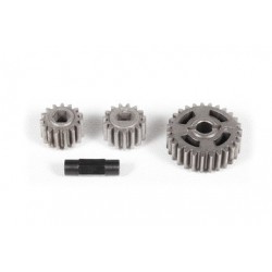 Axial, ingranaggi per Yeti e Bomber , T-Case Gear Set (32P 15T, 32P 15T, 32P 27T) ,  AX31131