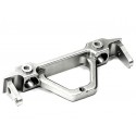 Integy, SUPPORTO Posteriore Bumper per scx-10 , C24650SILVER