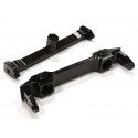 Integy, SUPPORTO Anteriore Bumper e batteria per scx-10 , C24649BLACK