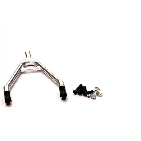 Integy, Alloy Upper Y-Arm for scx10 , C24651SILVER  (1 pz)