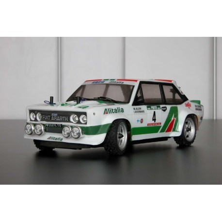 RALLY LEGGEND, FIAT 131 ABARTH RALLY ALITALIA  AUTOMODELLO ELETTRICO 1:10  EZRL033