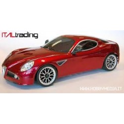 Telaio Drift Completo di elettronica con carrozzeria Aalfa romeo 8C 1/10 italtrading