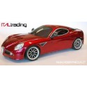 Telaio Drift Completo di elettronica con carrozzeria Aalfa romeo 8C 1/10 italtrading