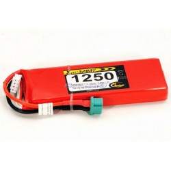 Lipo Xell-Sport 11.1V 1250MAH 3S 30C MPX , SAF08108ML