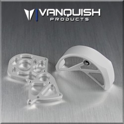 Vanquish SCX MOTOR MOUNT / GEAR GUARD CLEAR ANODIZED, VPS02201