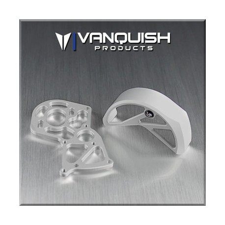 Vanquish SCX MOTOR MOUNT / GEAR GUARD BLACK ANODIZED , VPS02200