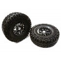 CERCHI ALLUMINIO 1.9 BEADLOCK CON GOMME  DIAMETRO  113 MM 2 pz C26384BLACK