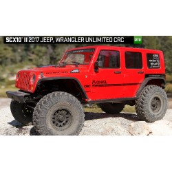 SCX10 II™ 2017 Jeep® Wrangler Unlimited CRC 1/10th Scale Electric 4WD – RTR 