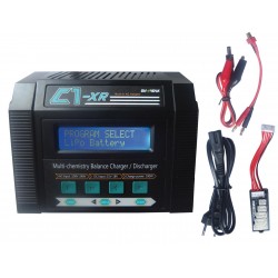 CARICABATTERIE LiPo GT Power E6D Digital Charger Dual Input 6A