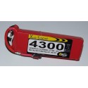 Lipo Xell-Sport 11,1V 4300MAH 3S 30C