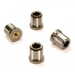 Integy,Realistic Billet Machined M4 Size Wheel Nut for 1/10 Scale