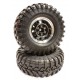 Integy, High Mass 1.9 Size Alloy 5 Spoke Beadlock Wheel (4) for Scale Off-Road Crawler 