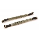 Integy, 115mm-118mm Suspension Links (2) w/ Angled Rod Ends for SCX-10 & Other Crawlers