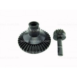 One-piece HD Crown Gear Set for Front or Rear Differential