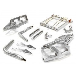 Rear Shock Tower & Barra stabilizzatrice  Kit for Axial 1/10 Yeti  , C26269SILVER